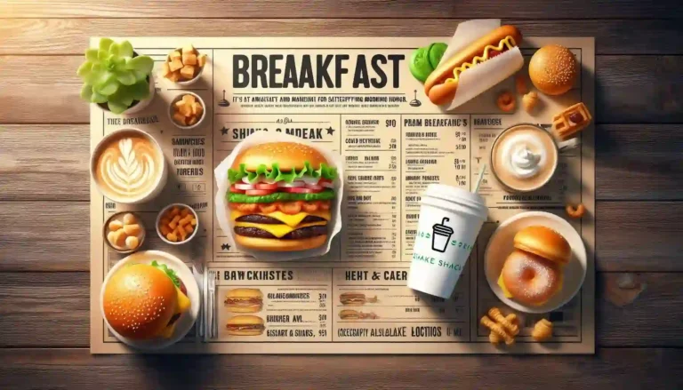Shake Shack Breakfast Menu