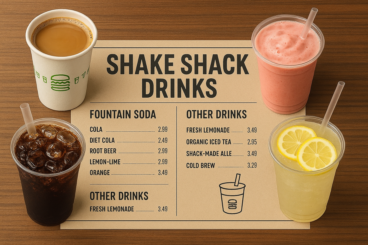Shake Shack Drinks Menu
